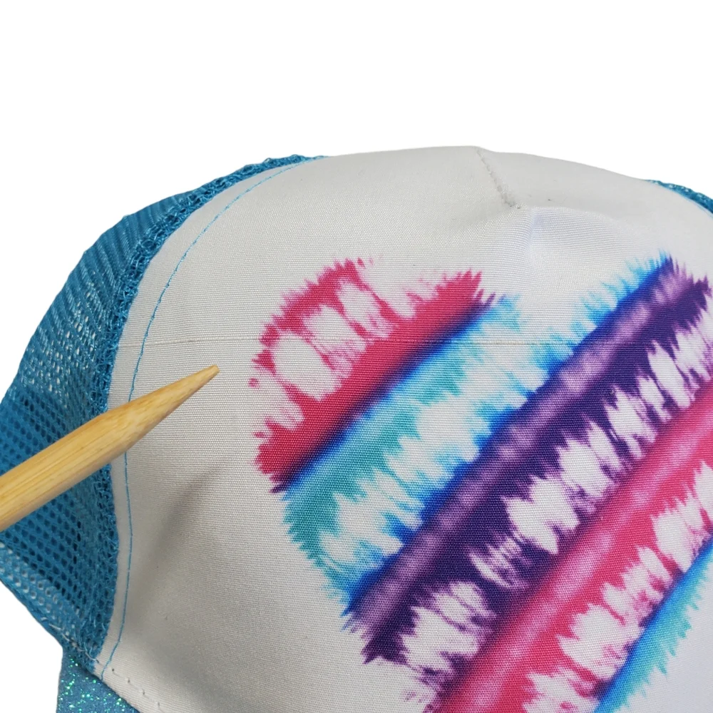 NWOT Girls Bundle Girls' Cap Tye Dye Heart & Hair Bows 5 Pack